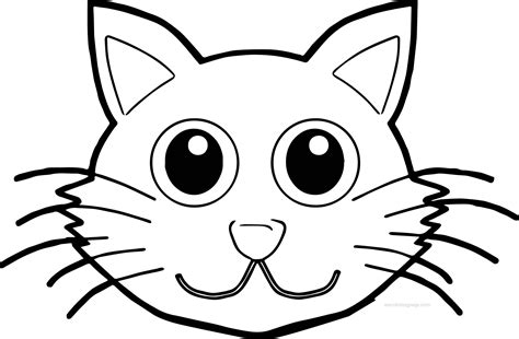 cat face cartoon|free printable cat face picture.